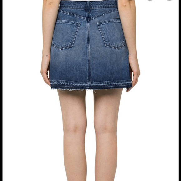 NWT J Brand Mini A-Line Skirt in Ambition - Picture 2 of 12